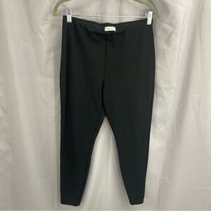 Aritzia Babaton Black Knit Pull On Ankle Pants Size Large
